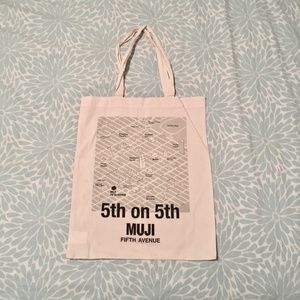 NEW MUJI 5th on 5th tote bag